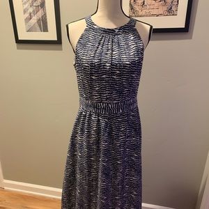 Blue and white vineyard vines maxi dress